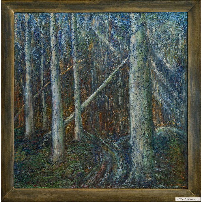 Sunlight in the wood (3'2'' x 3'1'')