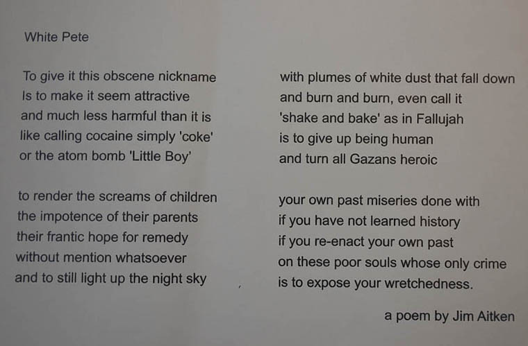 White Pete Poem